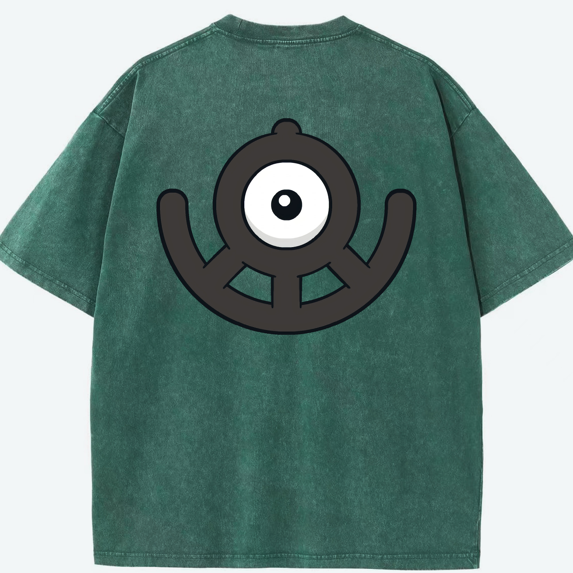 （画像用） ポケットモンスター Pokémon 綿100% ヴィンテージ風 半袖Tシャツ（背面プリント）
